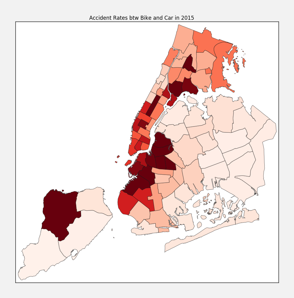 Bike on Car Accidents, 2015