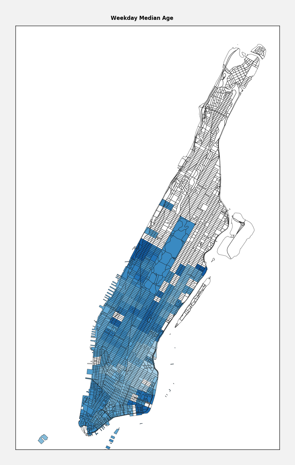 Weekday Ridership Age by Census Tract